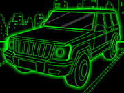 Neon Truck Parking game